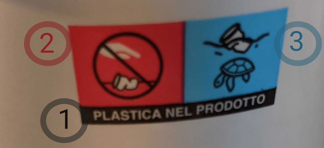 foto dell'iconografia sul bicchiere